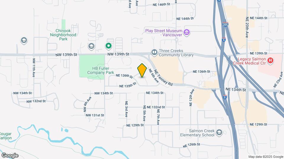13508 NE 5th Ct Map and Location Details