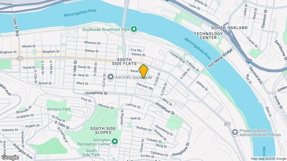 118-120 S 25th St Map and Location Details