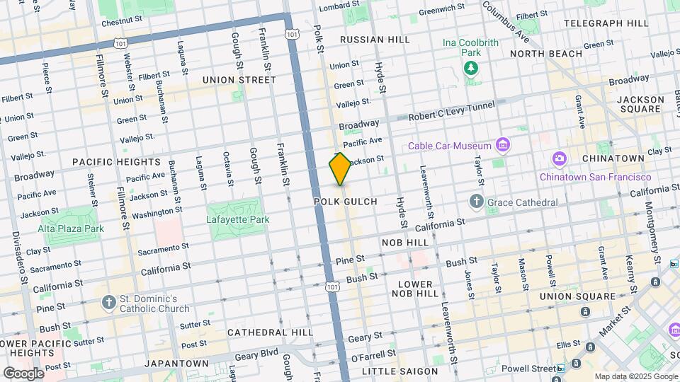 1729-1739 Polk St Map and Location Details
