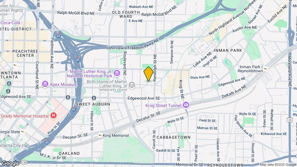 568 Auburn Ave NE Mapa y Detalles de la Ubicación