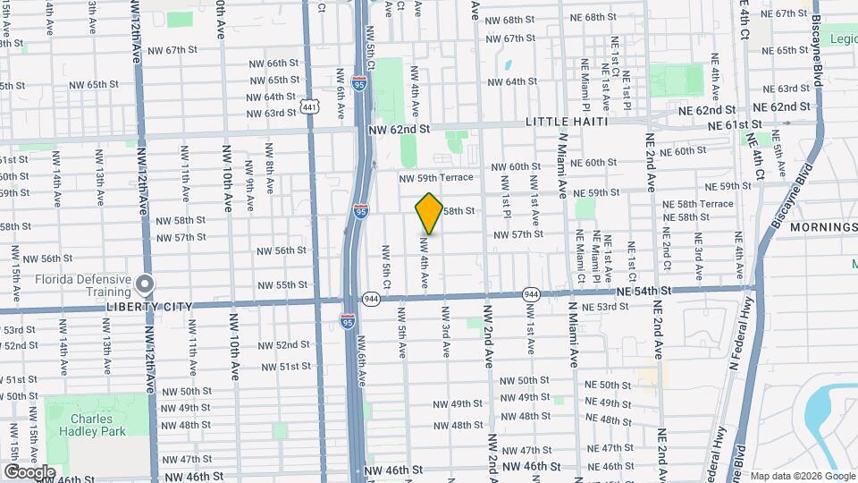 5627 NW 4th Ave Map and Location Details