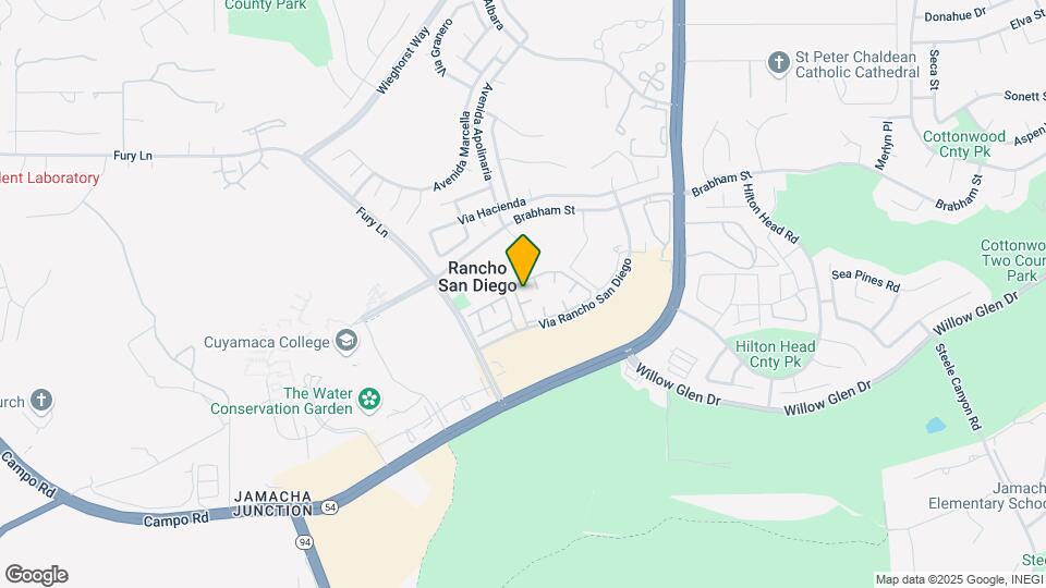 11402 Via Rancho San Diego, Unit Unit 3 Map and Location Details
