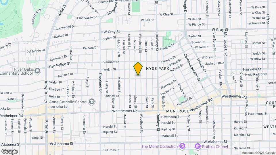 1942 Indiana St Map and Location Details