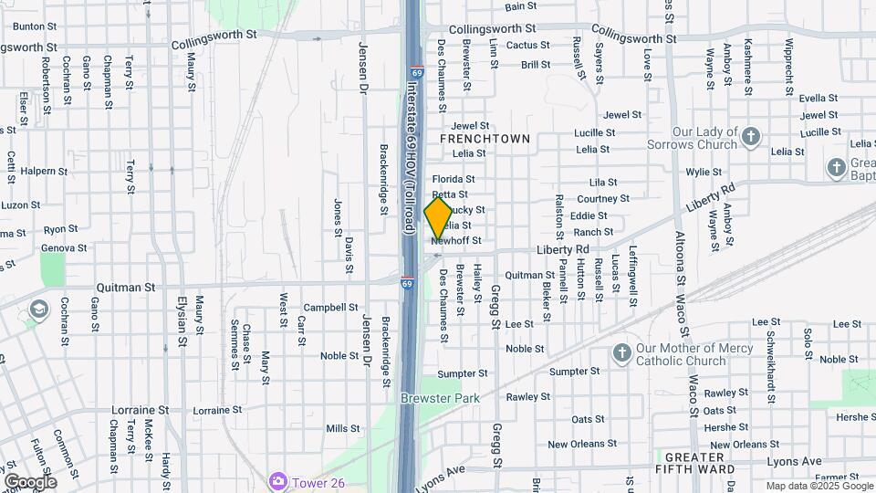 2509 Des Chaumes St Map and Location Details