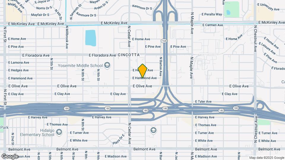 4336 E Hammond Ave Mapa y Detalles de la Ubicación