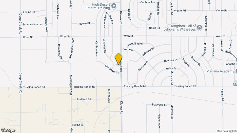 10654 Kiowa Rd Map and Location Details