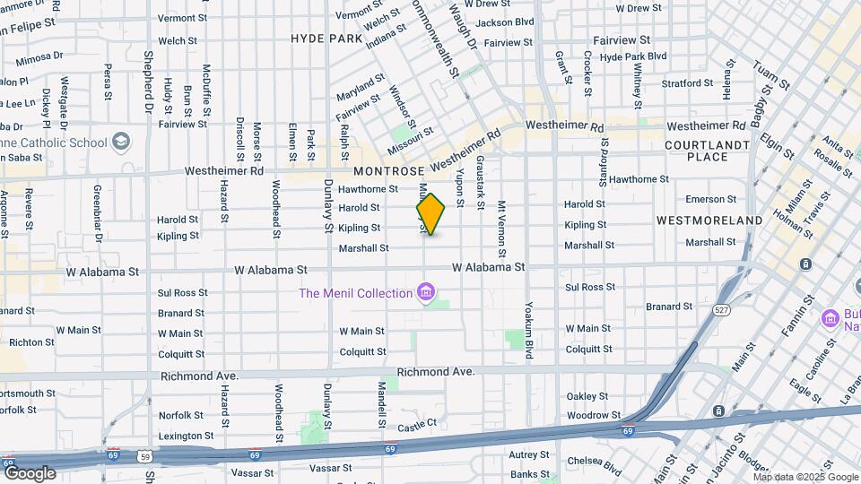 1424 Marshall St Map and Location Details