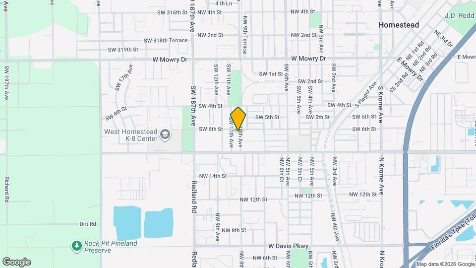 614 SW 10th Ave Map and Location Details