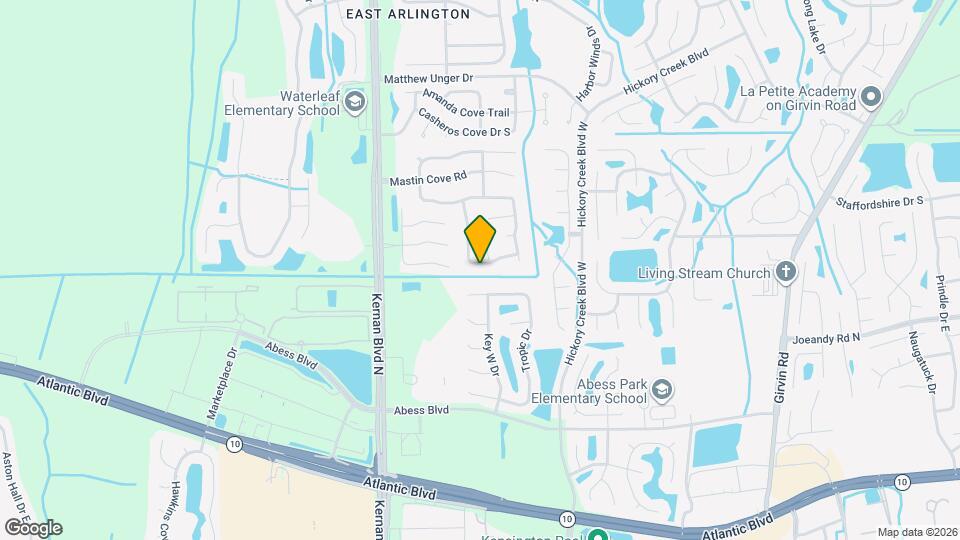 12342 Carriann Cove Trail W, Unit 5155 Mapa y Detalles de la Ubicación