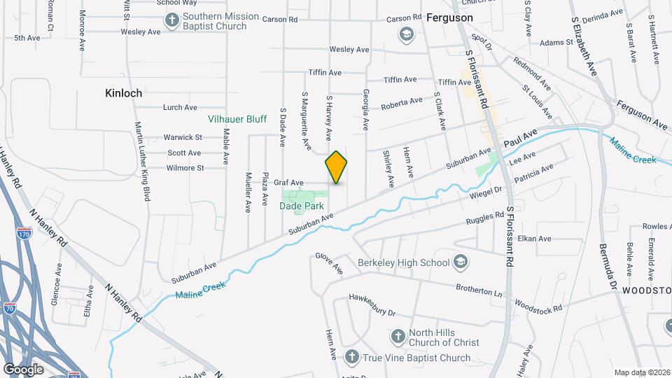 408 S Harvey Ave Mapa y Detalles de la Ubicación