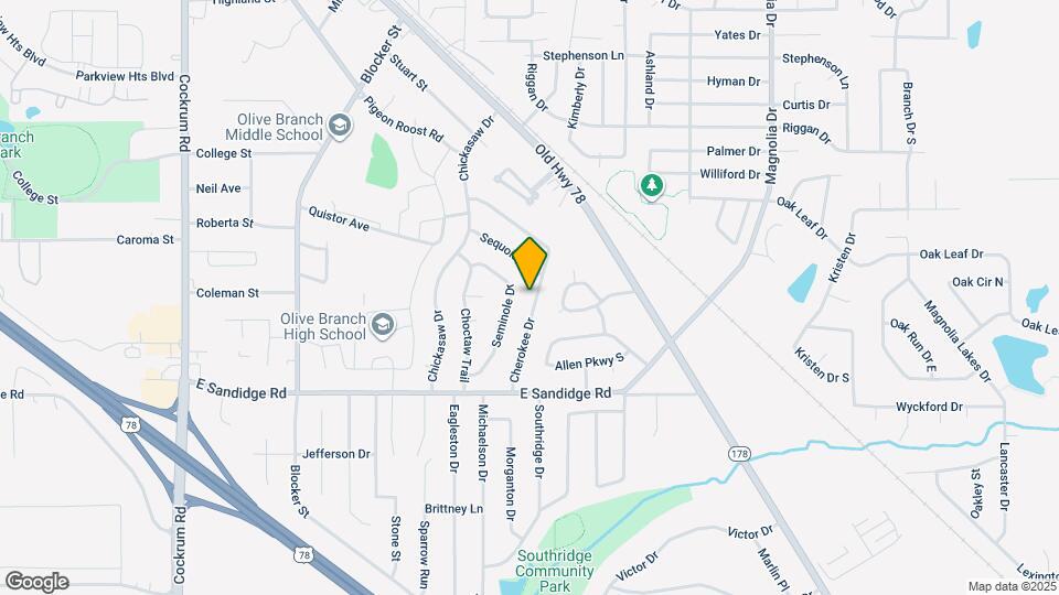 6323 Cherokee Dr Map and Location Details