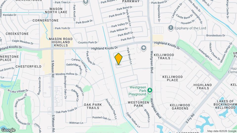 21450 Park Post Ln Map and Location Details