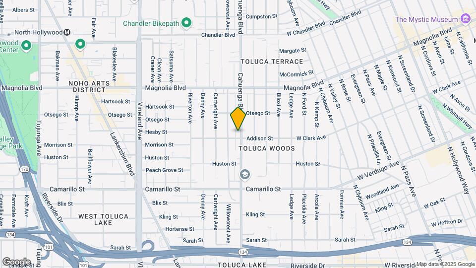 5005 Cahuenga Blvd Mapa y Detalles de la Ubicación