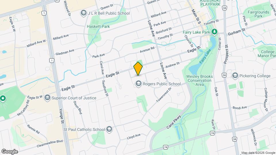 254 Andrew St Map and Location Details