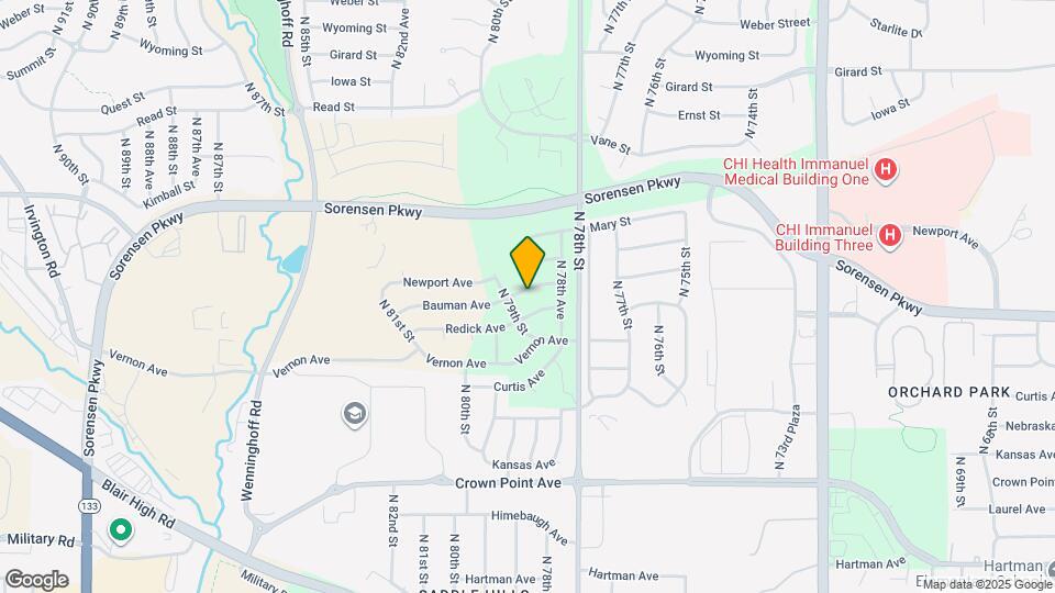 7879 Bauman Ave Map and Location Details