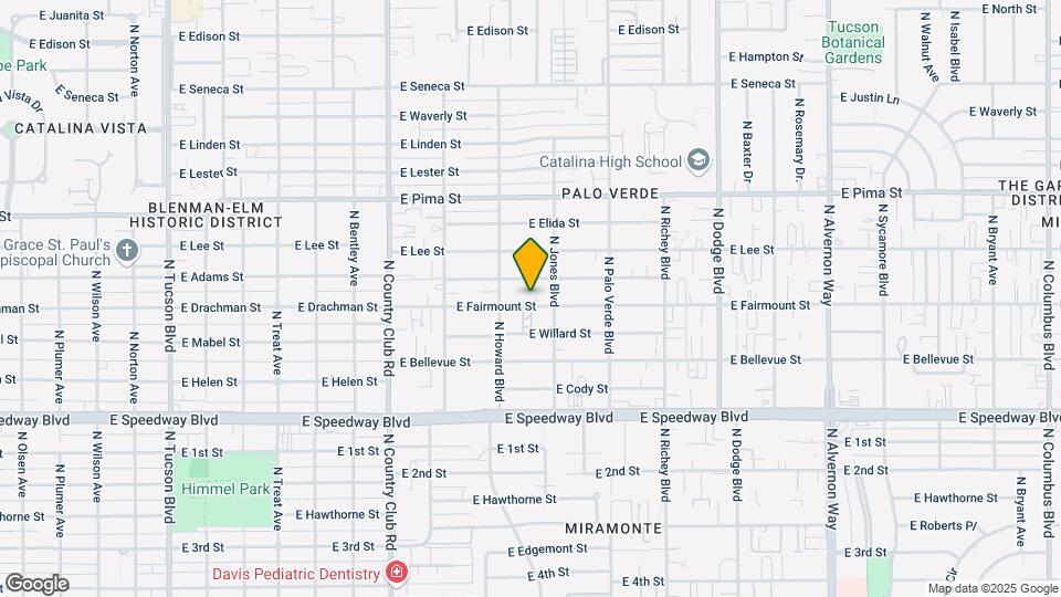 3343 E Fairmount St Map and Location Details