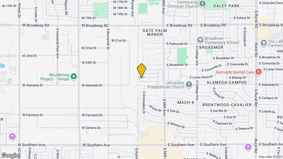 129 W Loma Vista Dr Map and Location Details