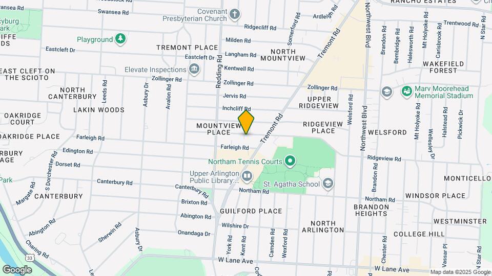 2073 Ridgeview Rd Map and Location Details