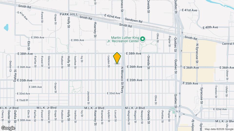 3600 Locust St Map and Location Details