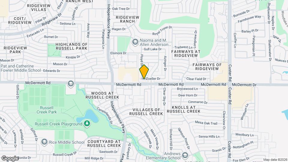 2716 Zoeller Dr Map and Location Details