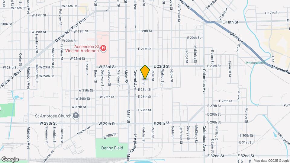 2420 Fletcher St Mapa y Detalles de la Ubicación