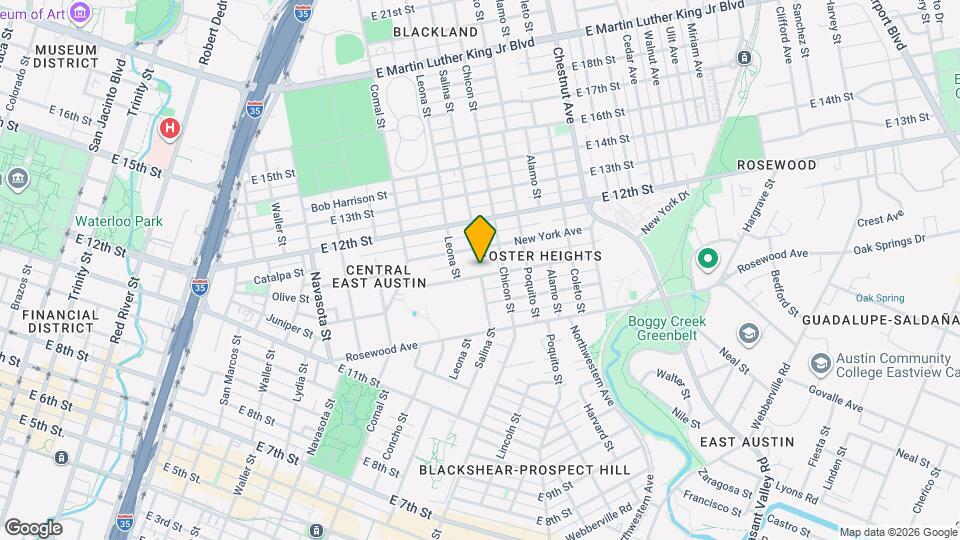 1708 Pennsylvania Ave Map and Location Details