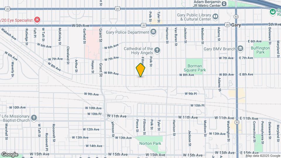 816 Fillmore St Map and Location Details
