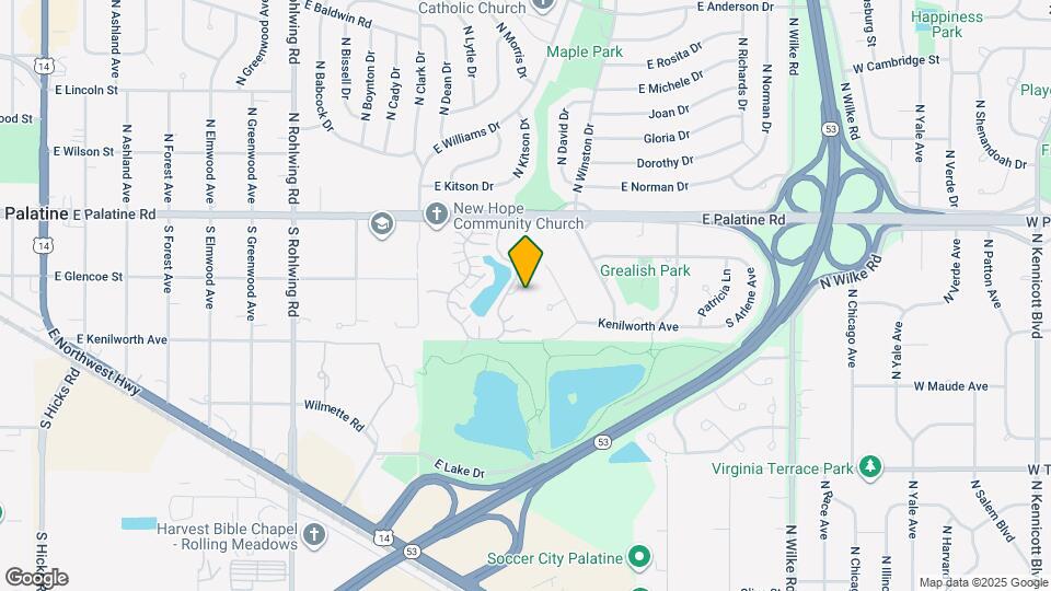 111 S Baybrook Dr Map and Location Details