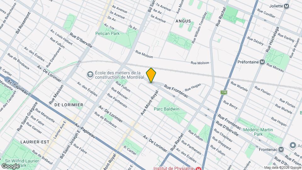 4560 D'iberville Rue Map and Location Details