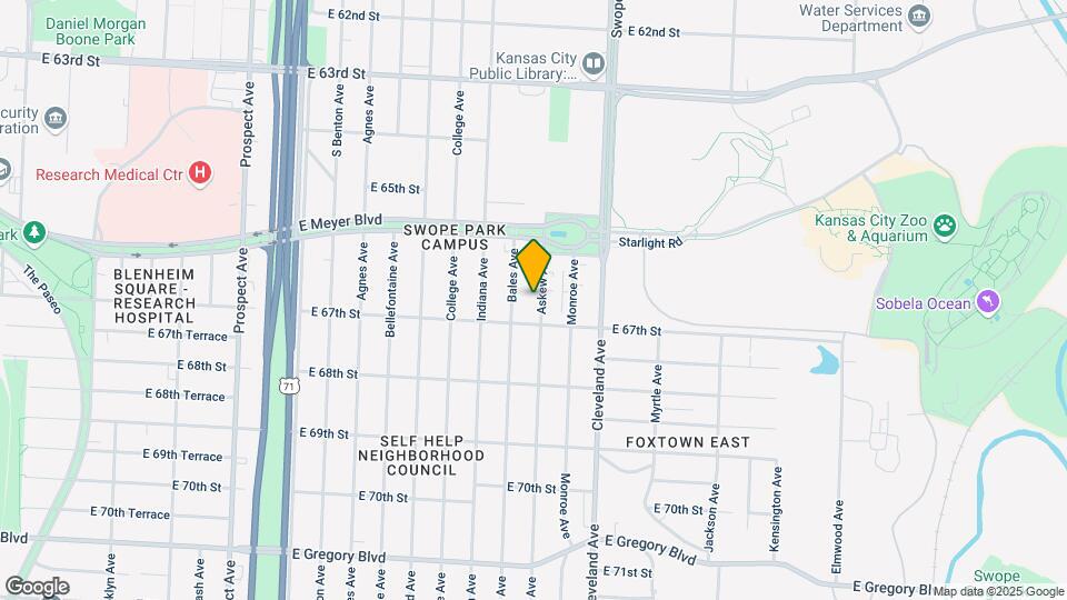 6640-6642 Askew Ave Map and Location Details