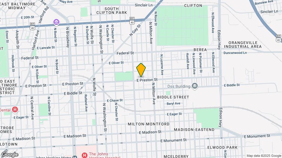 2320 E Preston St Map and Location Details