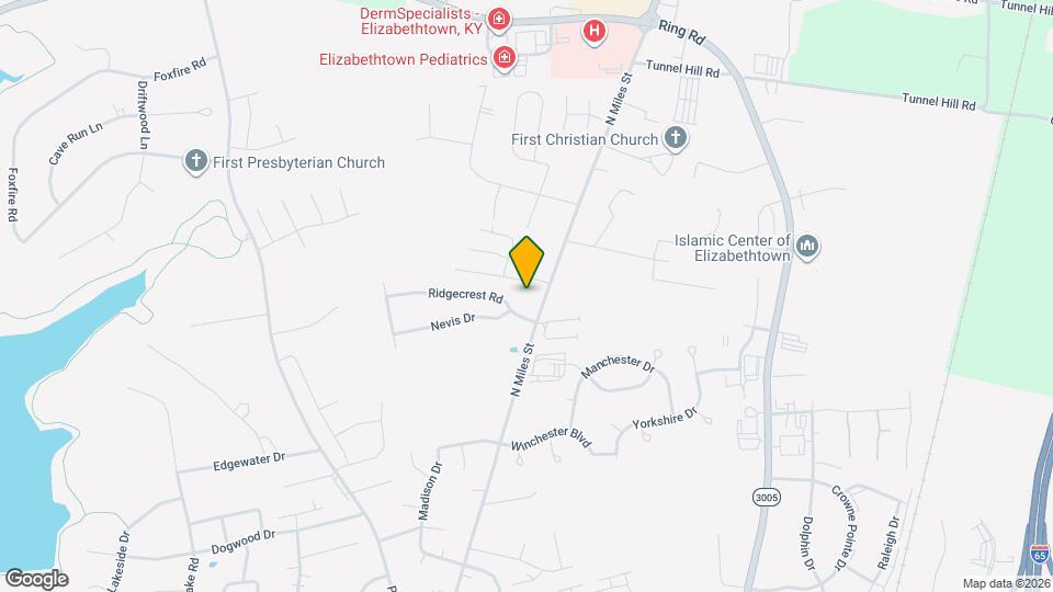 1612 N Miles St Map and Location Details