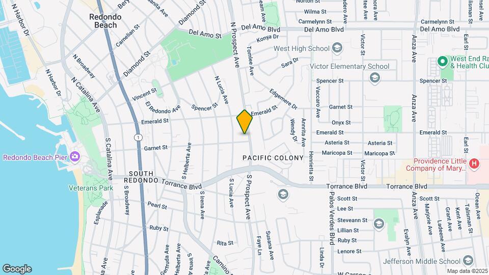 127 S Prospect Ave Map and Location Details