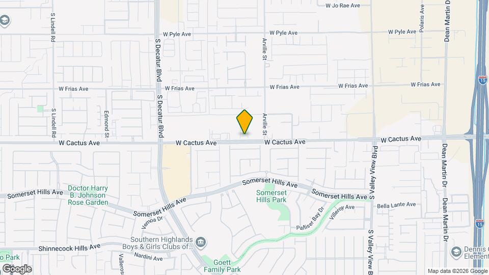 4469 Days Creek Ave Map and Location Details