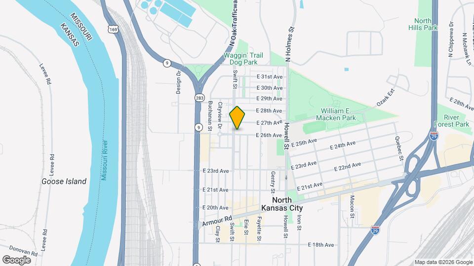 300 E 26th Ave Map and Location Details