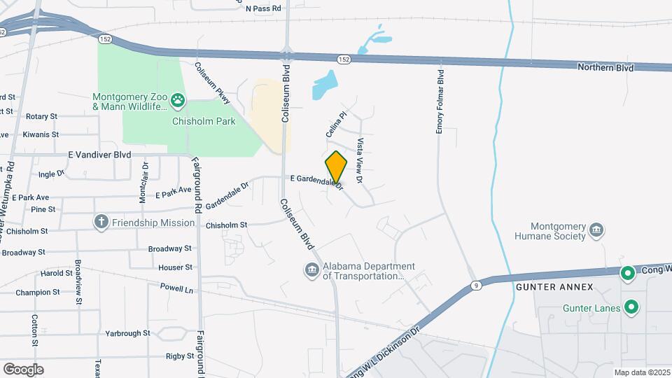 712 E Gardendale Dr Mapa y Detalles de la Ubicación