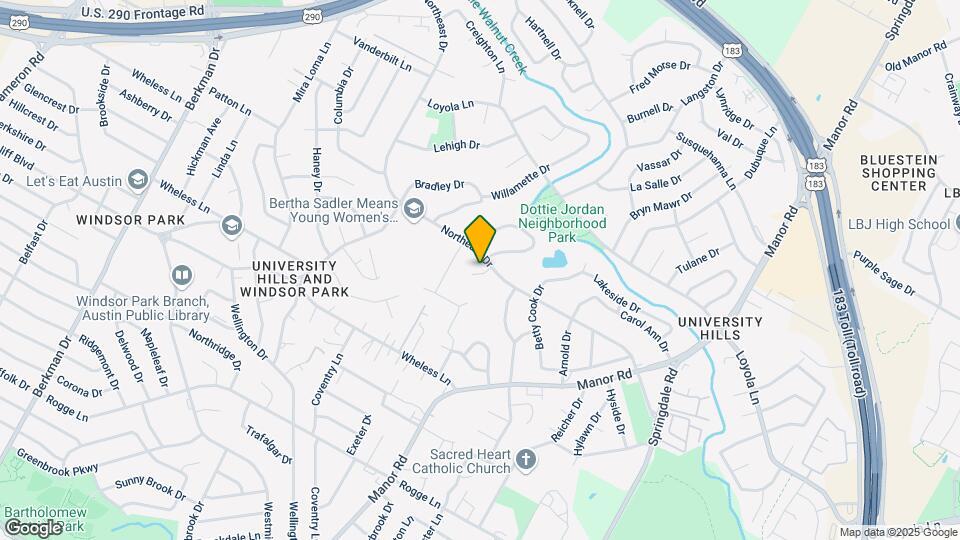 6410 Chimney Creek Cir Map and Location Details