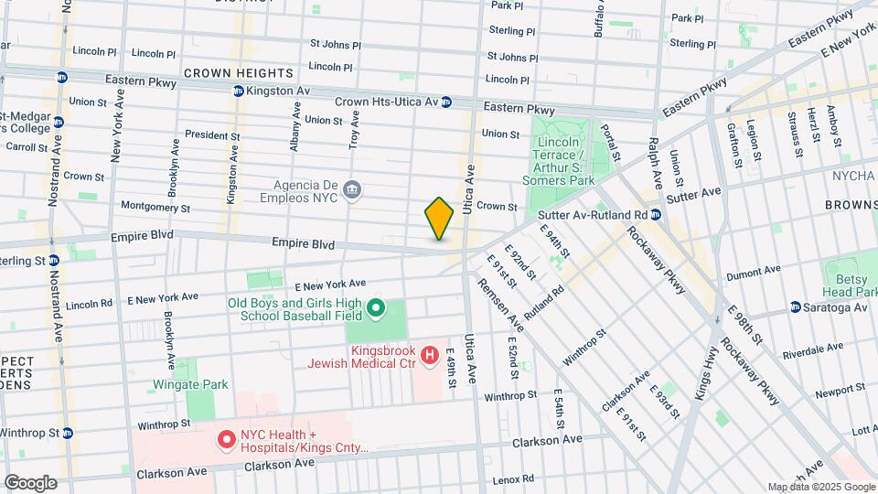 877 Empire Blvd Mapa y Detalles de la Ubicación
