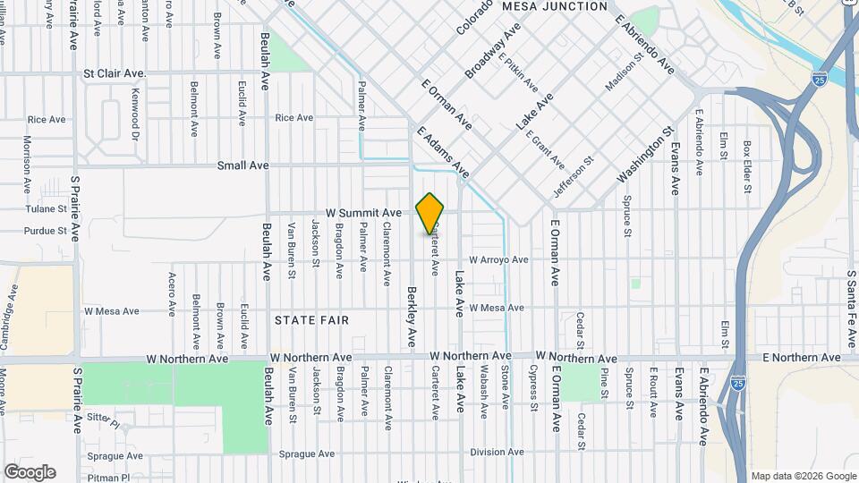 1033 Carteret Ave Map and Location Details