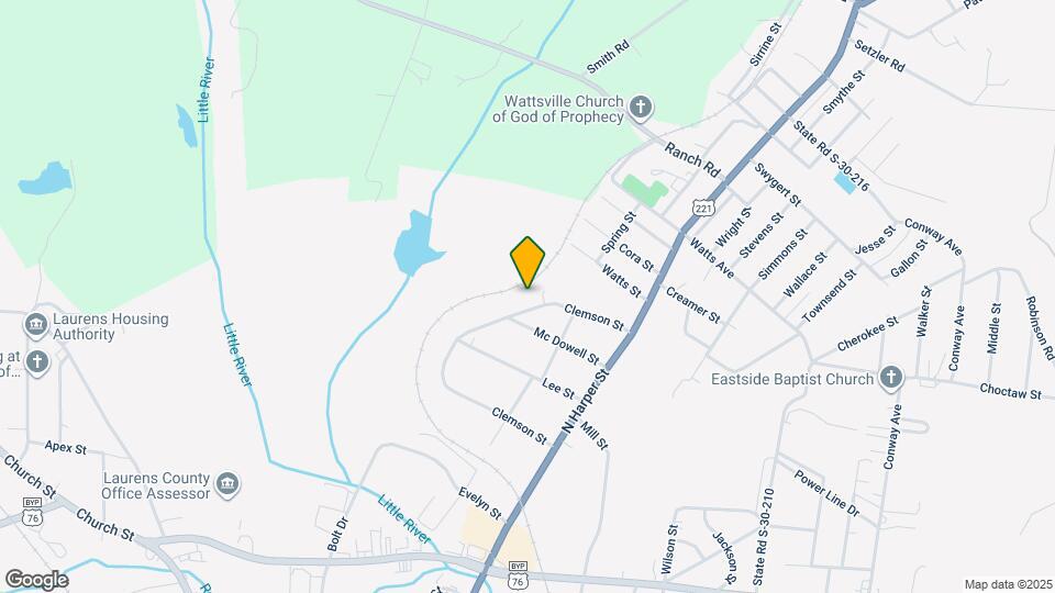 208 Clemson St Map and Location Details