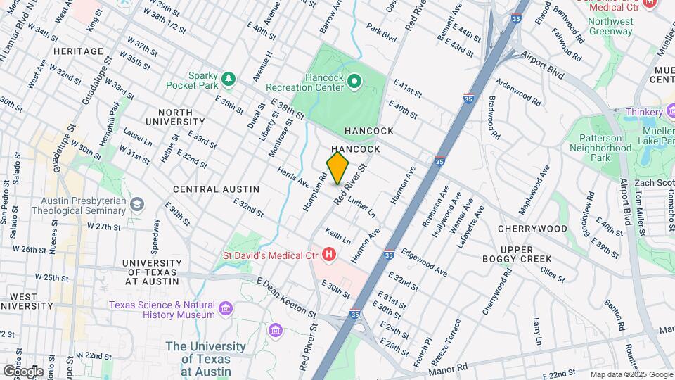3404 Red River St Mapa y Detalles de la Ubicación