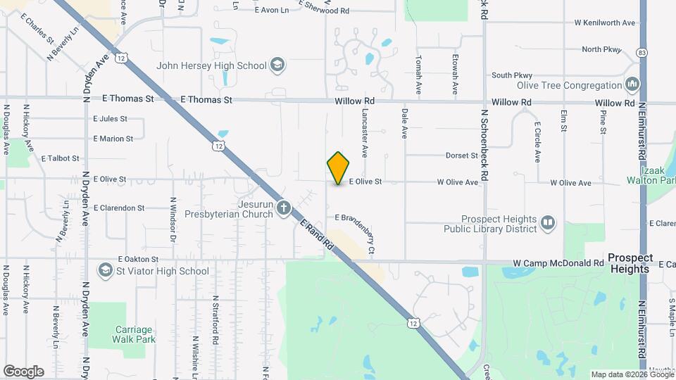 2315 E Olive St Map and Location Details