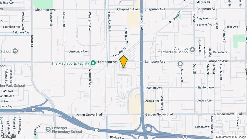 12571 Orrway Dr Map and Location Details