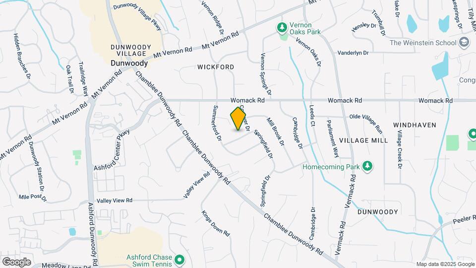 4955 Springfield Dr Map and Location Details