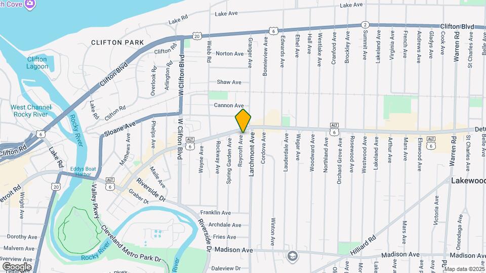 1411 Roycroft Ave Map and Location Details