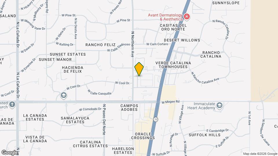 8156 N Peppersauce Dr Map and Location Details