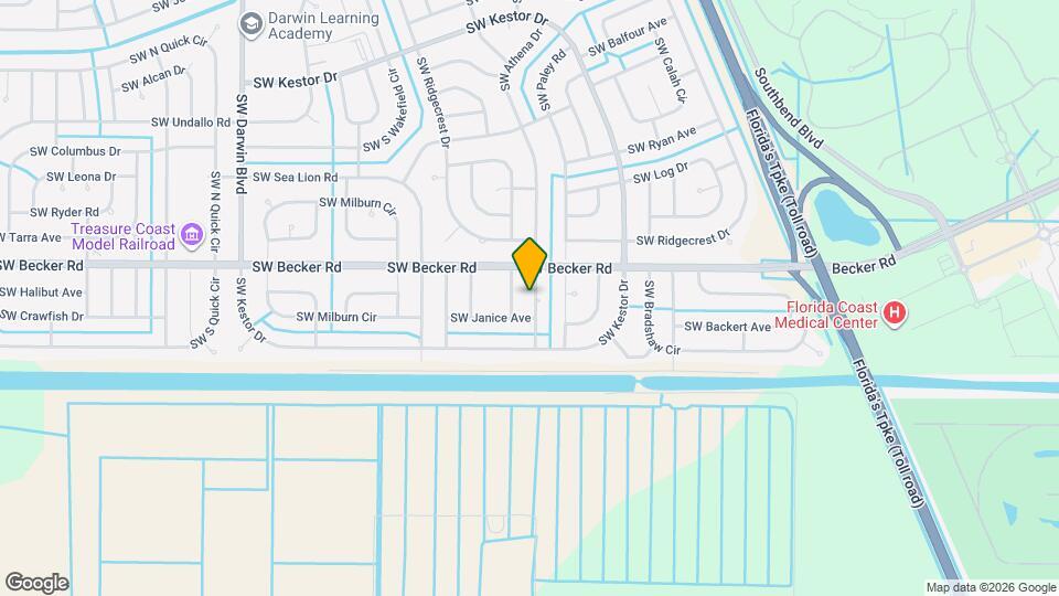 4634 SW Athena Dr Map and Location Details