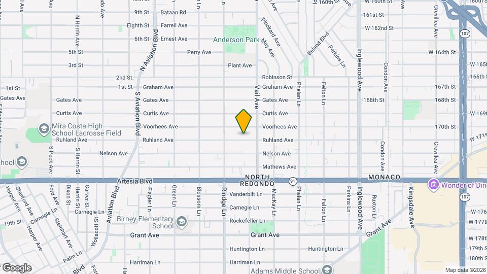 2219 Ruhland Ave, Unit 1 Mapa y Detalles de la Ubicación