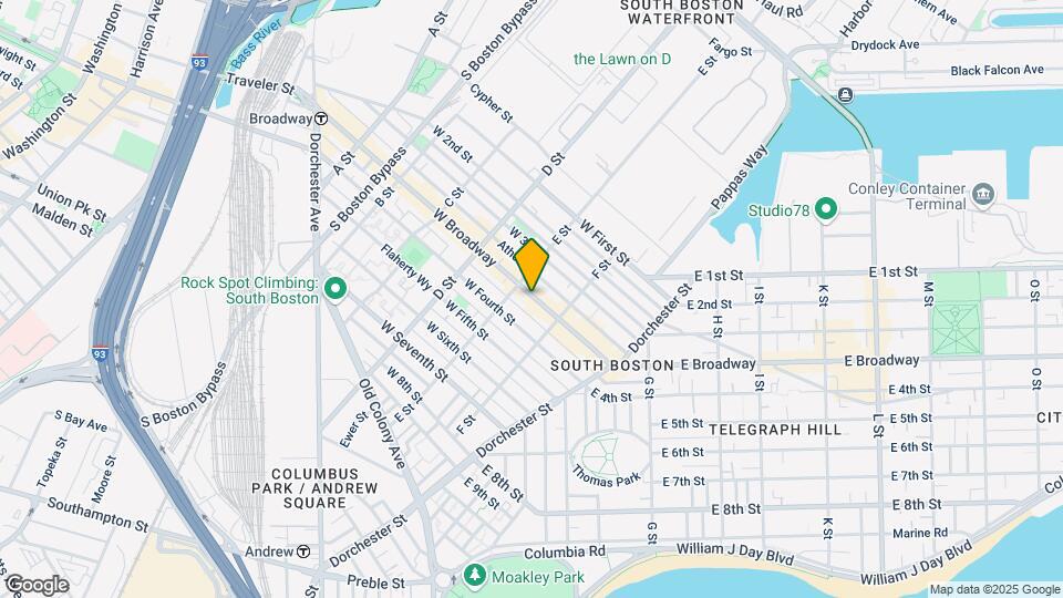 387 W Broadway Map and Location Details