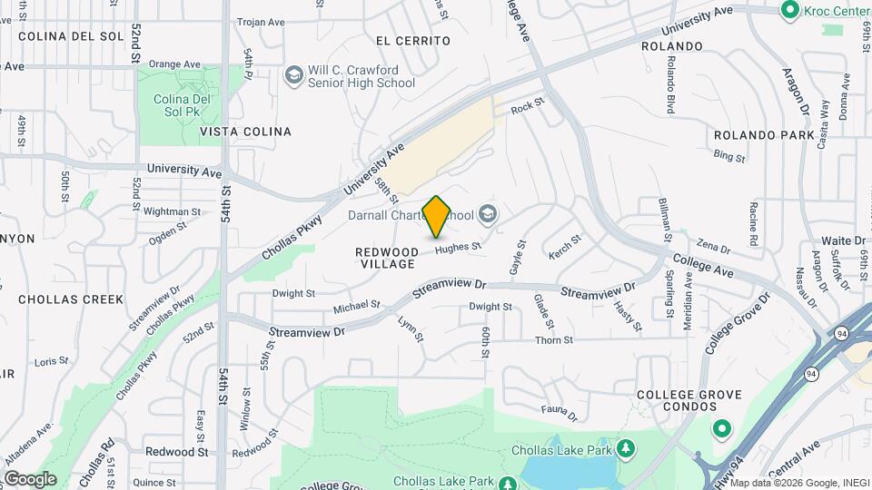 5934 Hughes St Map and Location Details